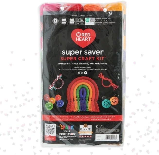 Crochet and Knitting Craft Kit with Yarn